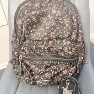 MADDEN NYC Floral Backpack with ACCESSORIES